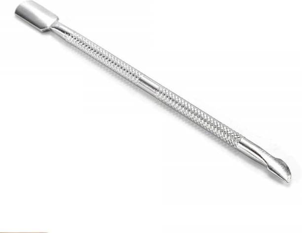 FIDI PROFESSIONALS Stainless Steel Cuticle Nail Pusher, Remover for Manicure/Pedicure - FP04 Dual Ended Cuticle Pusher