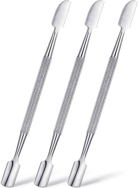 Keli Stainless Steel Cuticle Nail Pusher, Remover for Manicure/Pedicure - K09 Dual Ended Cuticle Pusher