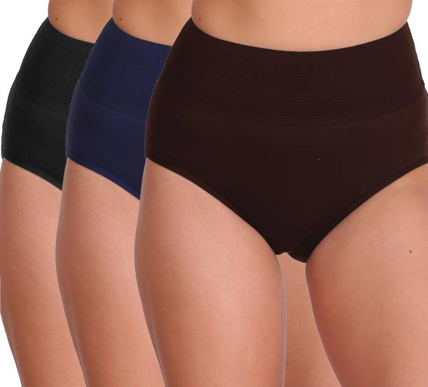 AIMLY Women Hipster Brown, Black, Blue Panty