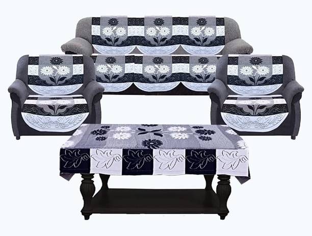 onterio fab Cotton Floral Sofa Cover