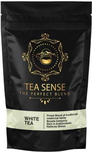 Tea Sense White Tea |Silver Needle Long Leaf White Tea from Darjeeling for Glow and Immunity Unflavoured White Tea Pouch