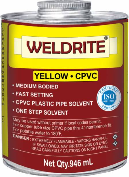 Weldrite CPVC Yellow Solvent Cement Contact Cement