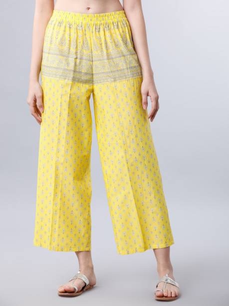 Vishudh Regular Fit Women Multicolor Trousers