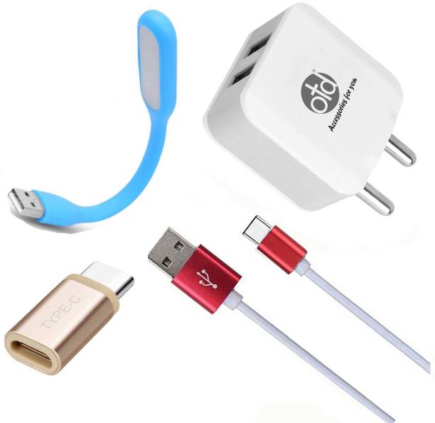 OTD Wall Charger Accessory Combo for Huawei Nova 7 SE 5G Youth, Huawei Nova 8 SE, Huawei P Smart 2021, Huawei P Smart Pro