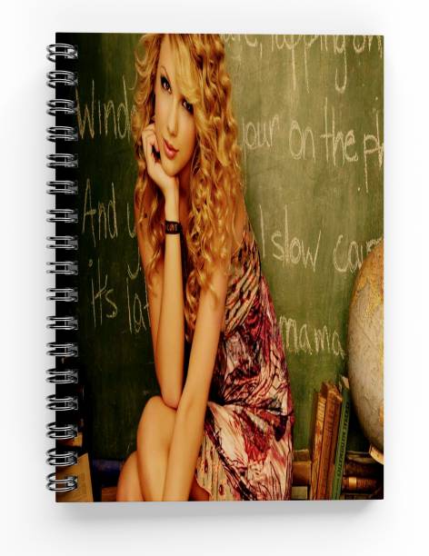 MG Brand TAYLOR SWIFT Spiral Bounded Rulled Notebook Di...