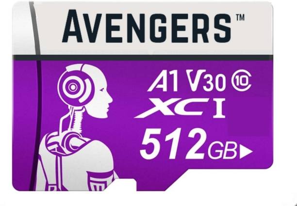 Avengers Max Data CANVA 2 512 GB SD Card Class 10 40 MB/s  Memory Card