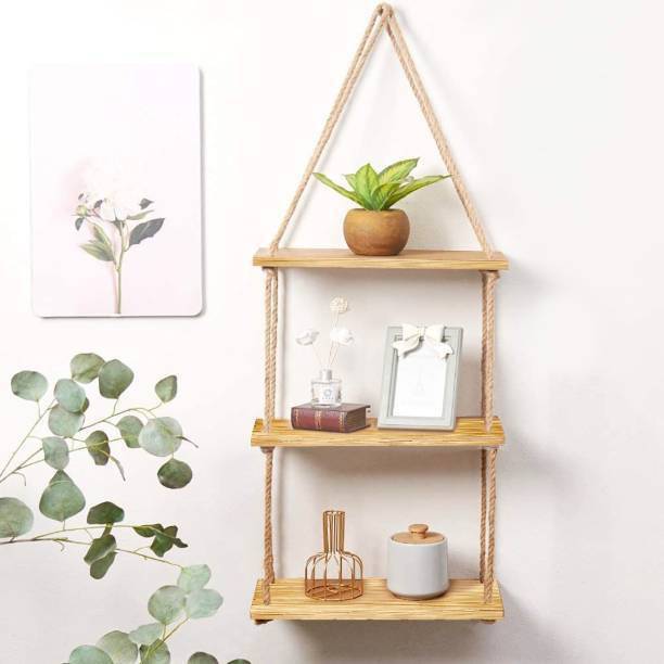 Aro furnitures Wooden Wall Shelf