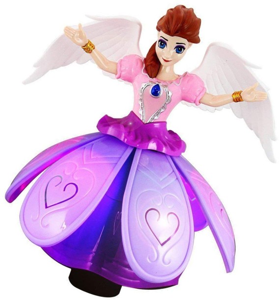 MUSIC TODDLER GIRLS TOYS BUMP & GO ACTION PINK TURQUOISE PRINCESS DOLL LIGHTS 