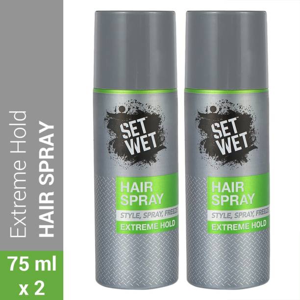SET WET Extreme Hold for Men,Hair Setting and styling Hair Spray