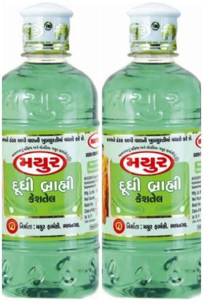 MAYUR Dhudhi Brahmi 500 ML Pack Of -2 (500ml*2) Hair Oil