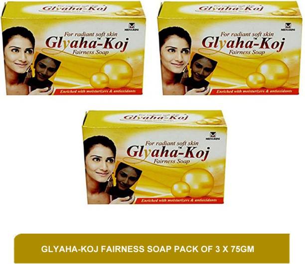 Glyaha-koj fairness soap - skin fairness soap(pack of 3)75g