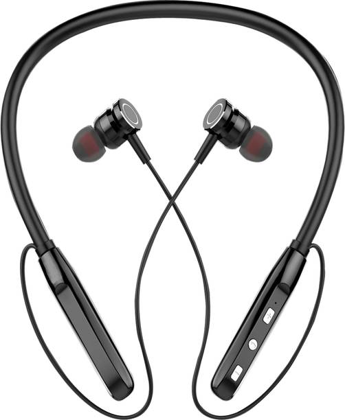 Top Headset Input Or Output cheap price 5stars Flipkart in India 4 Libel Lightweight Ergonomic Headset, Sweat-Proof Magnetic Earbuds Bluetooth Headset