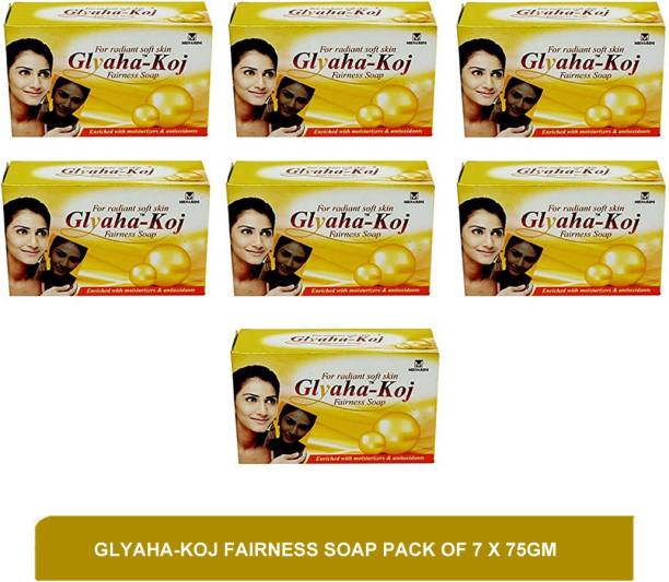 Glyaha-koj fairness soap - skin lightening & Skin brightening soap(pack of 7