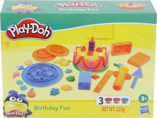 PLAY-DOH Birthday Fun Playset for Kids 3 Years and Up w...