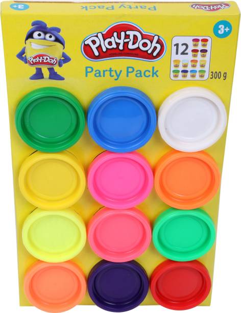 PLAY-DOH Party Pack of 12 Non-Toxic Colours for Kids 2 Years and Up