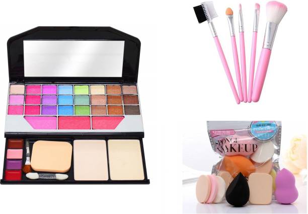 MY TYA Color Icon Makeup Kit + Me Now Blendor Puffs + Makeup Brushes