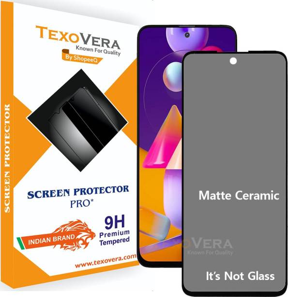 TexoVera Edge To Edge Tempered Glass for Samsung Galaxy A51, Samsung Galaxy M31s, Samsung Galaxy S20 FE 4G, Samsung Galaxy S20 FE 5G, Poco M3 Pro