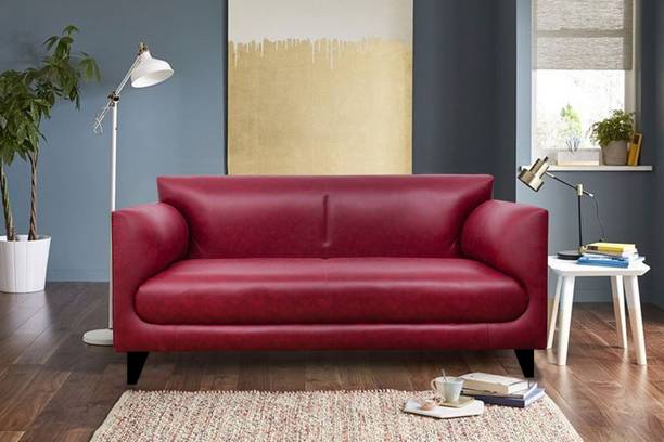 Leather Sofas At Amazing S On Flipkart Leather Sofas, Small Red Leather Sofa
