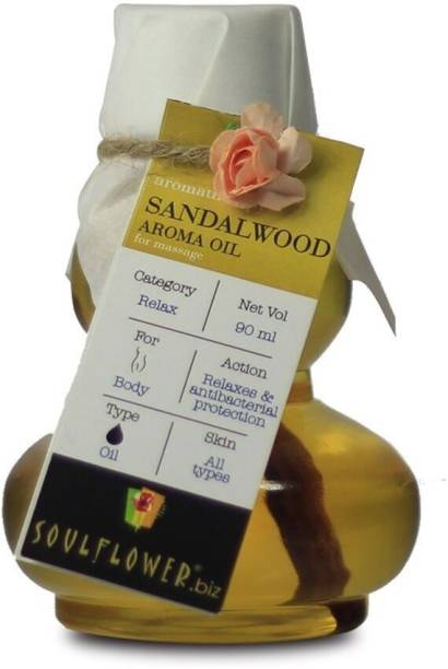 Soulflower Sandalwood Aroma Massage Oil