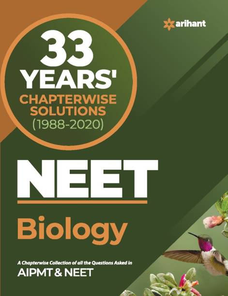 33 Year's Chapterwise Solutions Cbse Aipmt & Neet Biology 2021