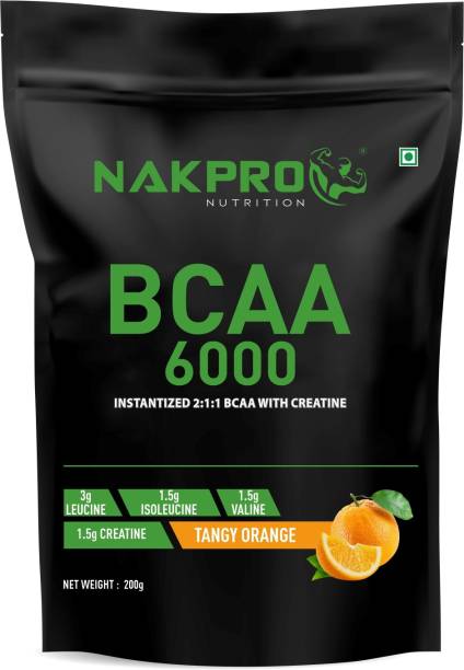 Nakpro BCAA Supplement 2:1:1, BCAA with Creatine, Post Workout Recovery Drink BCAA