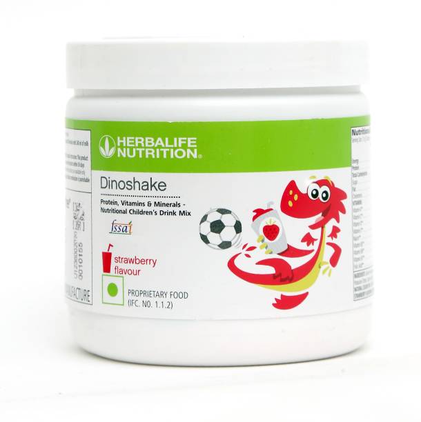 HERBALIFE Dinoshake Kids Drink Mix Nutrition Shake -Strawberry Flavor Protein Shake