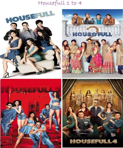 Housefull 1 to 4 (all 4 parts)