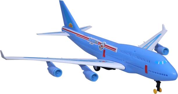 Toyzone Push & Pull Firctional Aero Plane With Doraemon Design