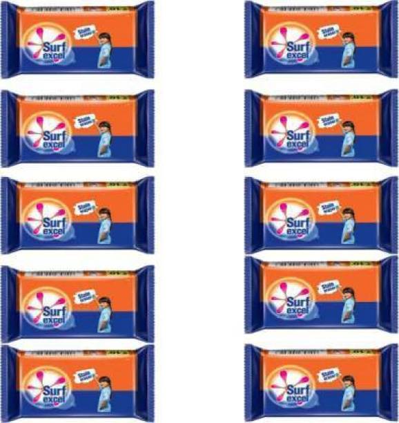 Surf excel stain remover bar (pack of 10) Detergent Bar (150 g, Pack of 10) Detergent Bar