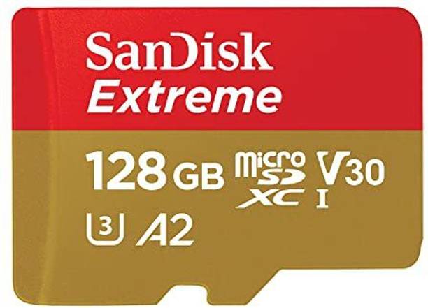 SanDisk Extreme 128 GB MicroSDXC UHS Class 1 160 MB/s Memory Card