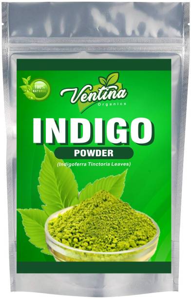 Ventina Organics Indigo Powder (Indigofera Tinctoria) For Hair Pure Neel Powder For Black Hair & Beard Dye/Color
