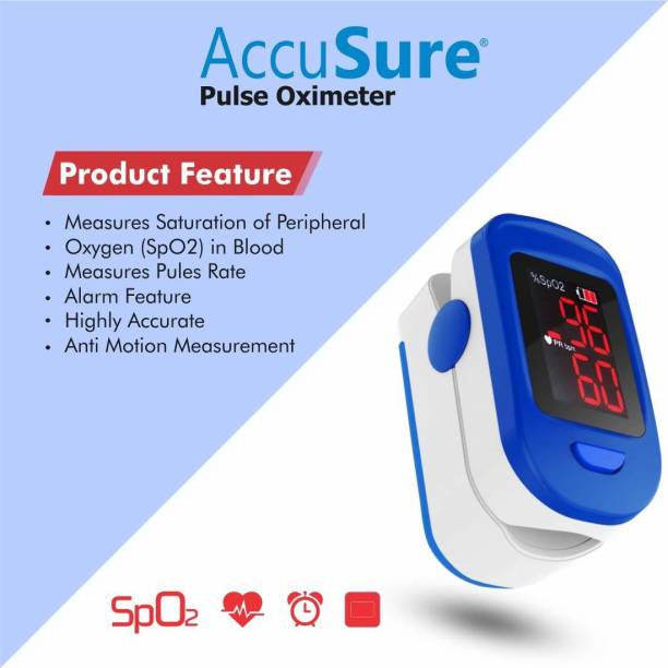 Dr Gene Accusure Pulse Oximeter LED Display, Auto Power off, FS10C Pulse Oximeter