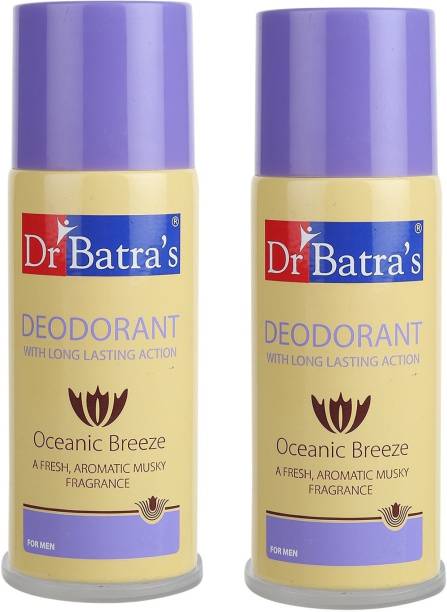 Dr Batra's Deodorant for Men (100 ml) -Pack of 2 Deodorant Spray  -  For Men