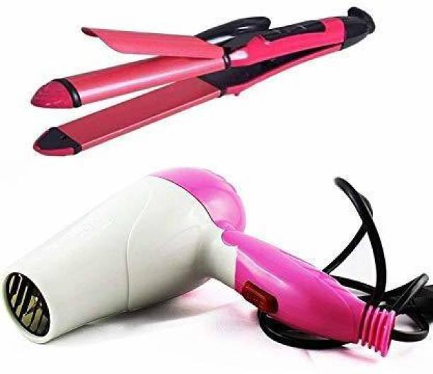 VACULACE 2 in 1 Combo of Hair Straightener and Curler and Dryer for Women Hair Styler
