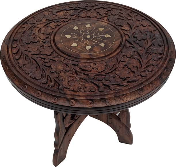 SIFU COLLECTION Most Durable sheesham Antique Wooden Handicrafts End Coffee Table/Side Table/Corner Table for Living Room Dining Room Bed Room Solid Wood Side Table