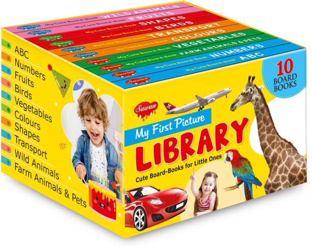 Books For Kids 3 Years Old Board Book Box Set Of 10 Boa...