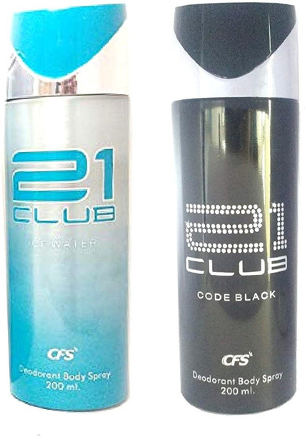 21 club code black perfume 25ml
