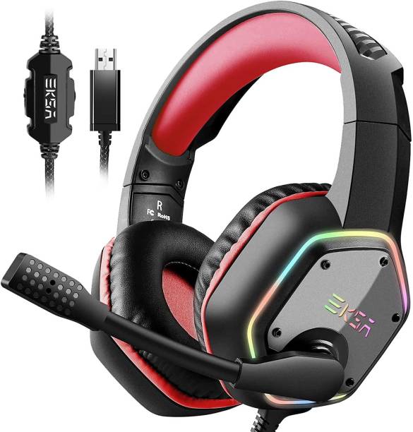 EKSA E1000 (Red) Wired Gaming Headset
