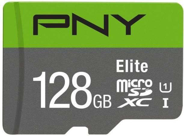 PNY UHS 1 Elite 128 GB MicroSD Card Class 10 100 MB/s  Memory Card