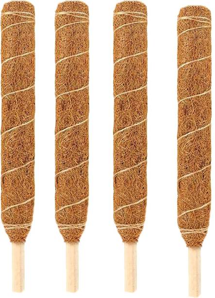 LIVEONCE Three feet coco pole moss stick Four -pack of 4 Garden Mulch
