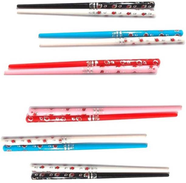 FRESHION STORE Juda Sticks / Bun Sticks / Fancy Juda Sticks / Plastic Bun Sticks / Gift for Girls / Pack of 12 Bun Stick