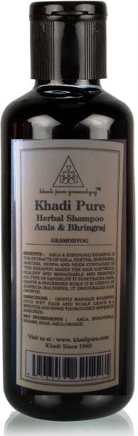 Khadi Pure HERBAL AMLA & BHRINGRAJ SHAMPOO BY GRAMODYOG