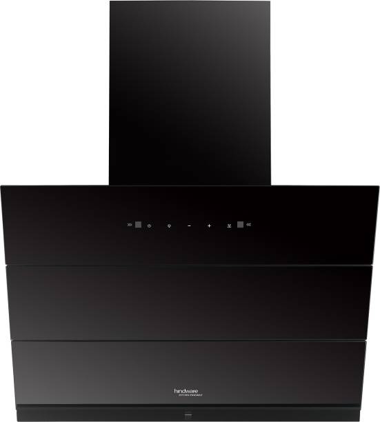 Hindware Greta Autoclean 75 Auto Clean with Powerful Suction Capacity,Motion Sensor Wall Mounted Chimney