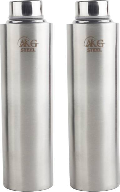 AKG Stainless Steel Water Bottle for Home/Office/Gym/School/Collage 1000 ml Bottle