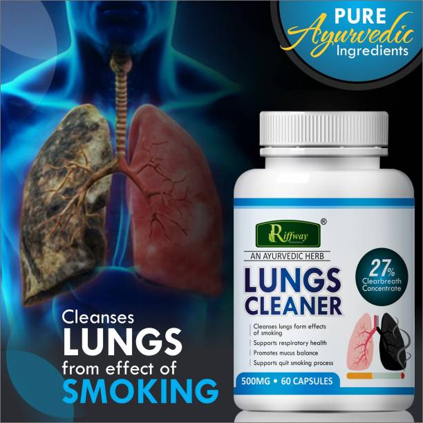 Riffway Lungs Cleaner Natural Formula Smokers Provides Healthy Lungs