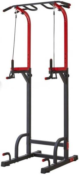 DOLPHY Dip Stands Adjustable Power Tower Pull Up Bar Push-up Bar