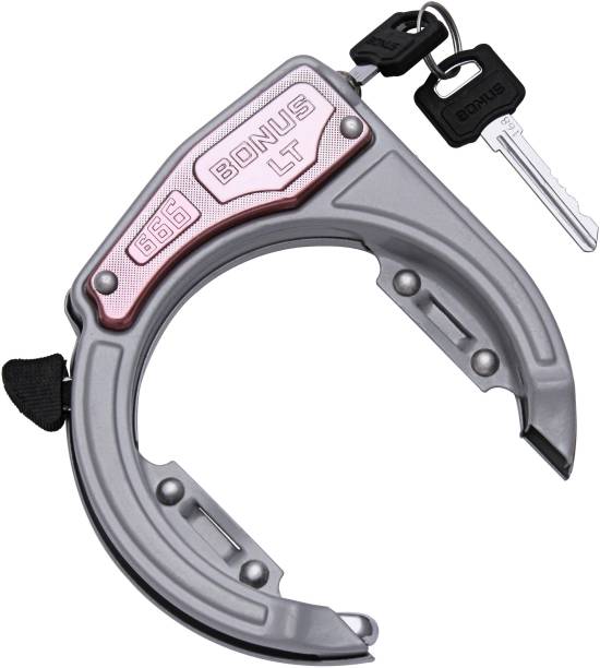 Bonus LT 666 (Side Key) Cycle Lock (Silver) Cycle Lock