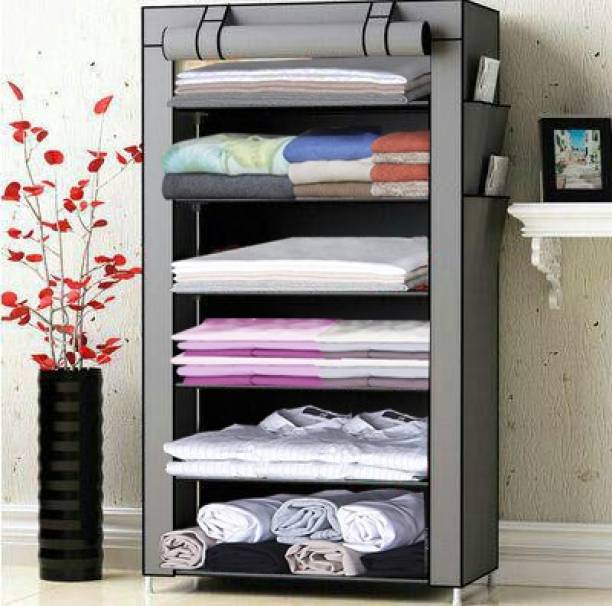 Gymfy Polyester Collapsible Wardrobe