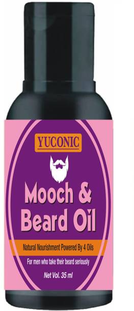 Yuconic BEARD GROWTH OIL SOFTENER 100 % NATURAL OIL( 70 ML) Wrinkle Eye & Face Eraser