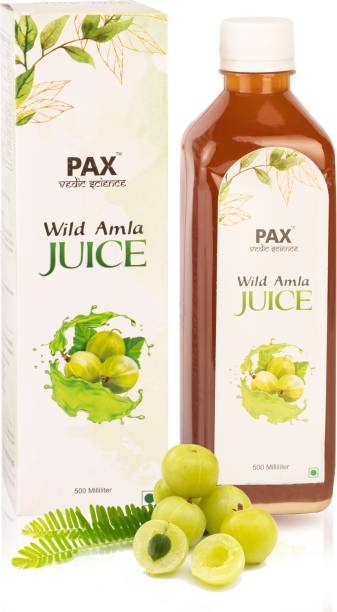 paxnaturals Wild Amla Juice Organic Drink for Immunity Booster and Hair Growth in Men and Women